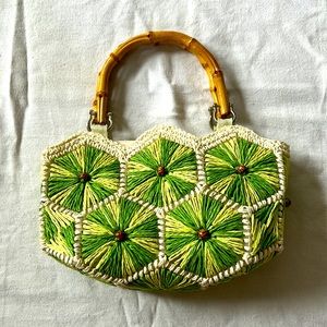 Straw Handbag for Summer